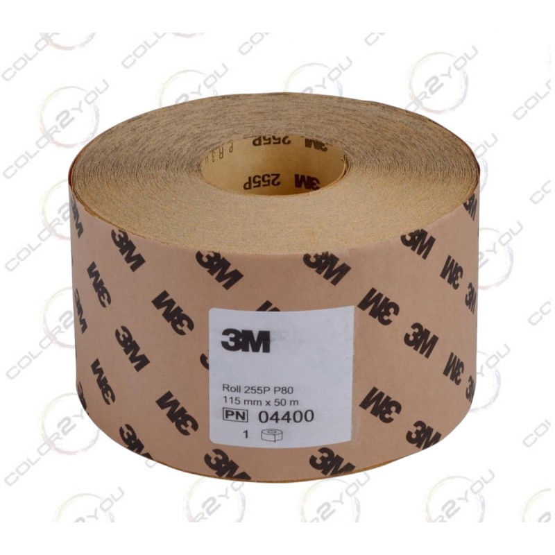 3M ROTOLI ABRASIVI NON STIKIT NON HOOKIT 255P - DIM 115mm x 50m