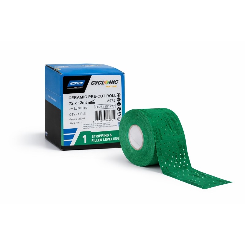 NORTON ceramic pre-cut roll N.1 verde